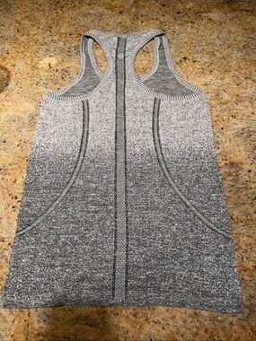 lululemon athletica Gray Ombre Racerback Tank Top